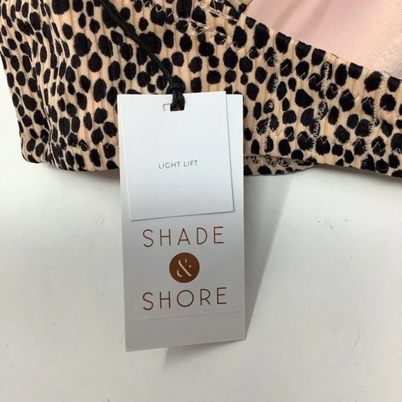 Shade & Shore Light Lift Cheetah Print Bikini Top - Picture 6 of 8